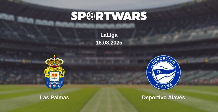 Las Palmas — Deportivo Alavés watch online broadcast, 16.03.2025