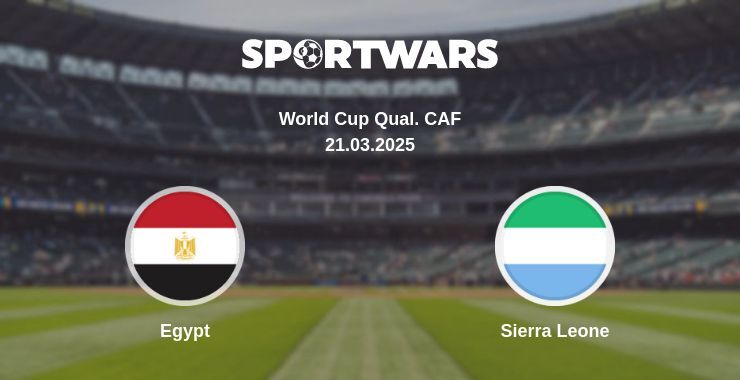 Egypt — Sierra Leone watch online broadcast, 21.03.2025