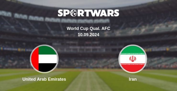 Result of the United Arab Emirates — Iran match, 10.09.2024