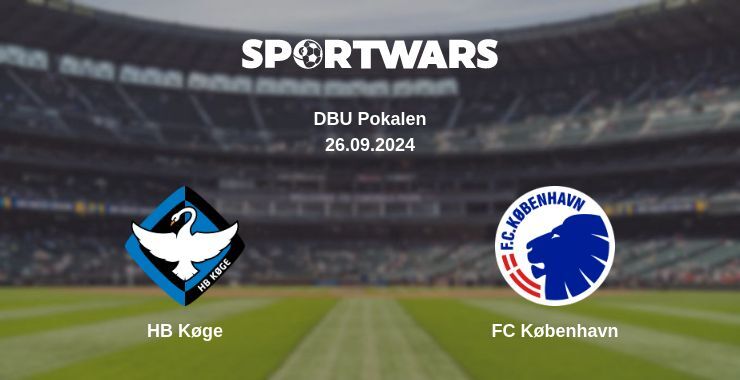 Result of the HB Køge — FC København match, 26.09.2024