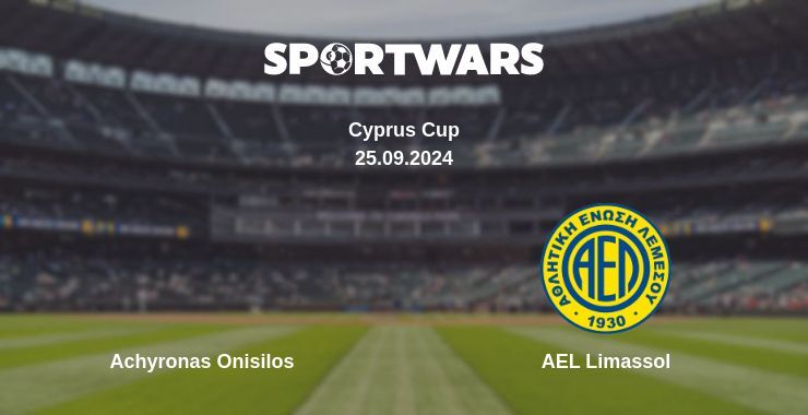 Achyronas Onisilos — AEL Limassol watch online for free 30.10.2024