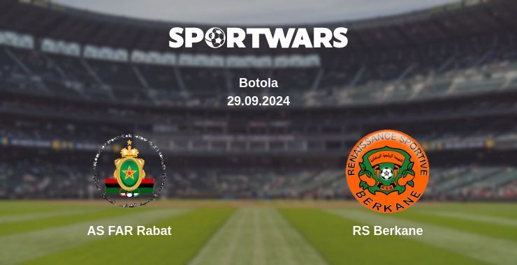 Result of the AS FAR Rabat — RS Berkane match, 29.09.2024