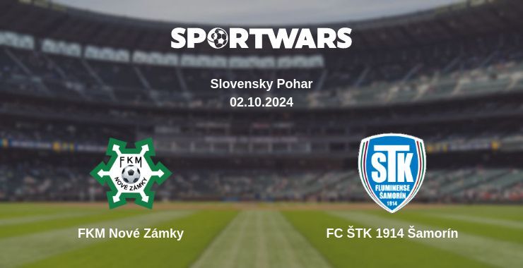 FKM Nové Zámky — FC ŠTK 1914 Šamorín watch online for free 02.10.2024