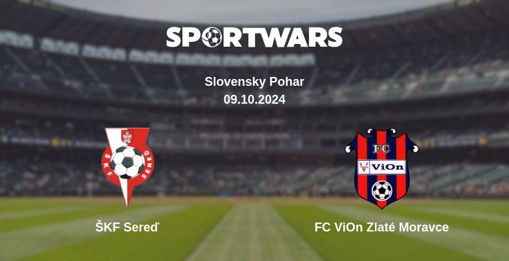 ŠKF Sereď — FC ViOn Zlaté Moravce watch online for free 09.10.2024