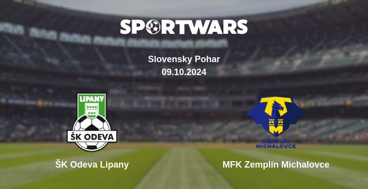 ŠK Odeva Lipany — MFK Zemplín Michalovce, where to watch online broadcast