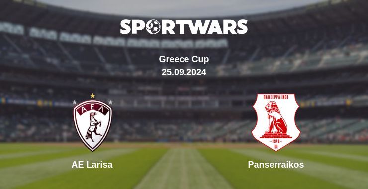 AE Larisa — Panserraikos, where to watch online broadcast