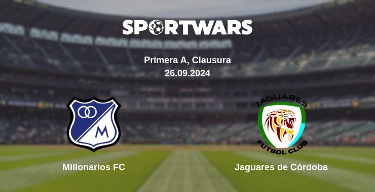 Millonarios FC — Jaguares de Córdoba, where to watch online broadcast