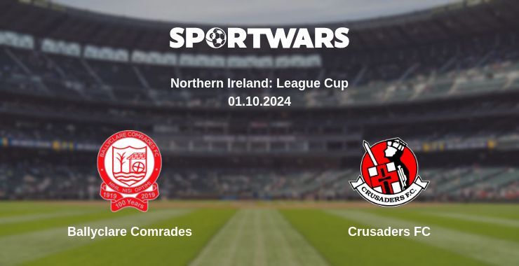 Ballyclare Comrades — Crusaders FC watch online for free 01.10.2024