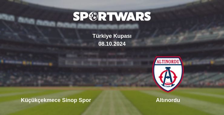 Küçükçekmece Sinop Spor — Altınordu watch online for free 08.10.2024