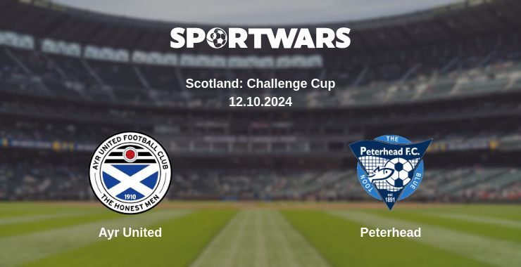 Ayr United — Peterhead watch online for free 12.10.2024