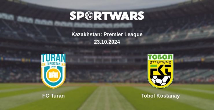 FC Turan — Tobol Kostanay watch online for free 23.10.2024