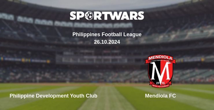 Philippine Development Youth Club — Mendiola FC watch online for free 26.10.2024