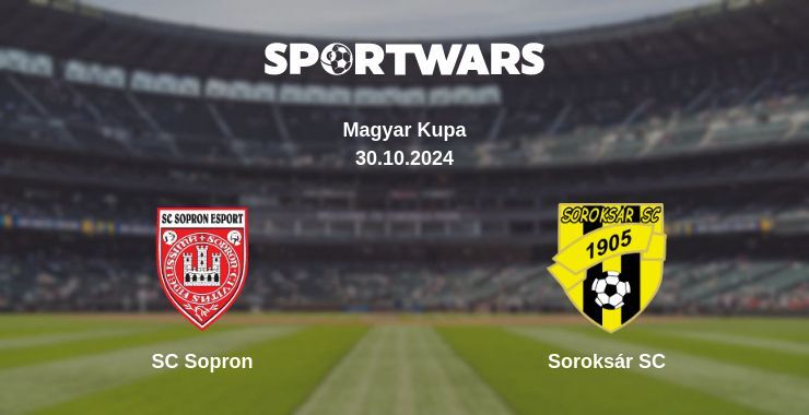 SC Sopron — Soroksár SC watch online for free 30.10.2024