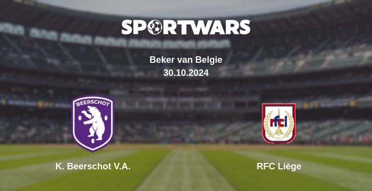 Result of the K. Beerschot V.A. — RFC Liège match, 30.10.2024