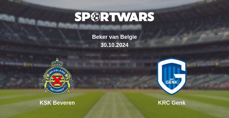 Result of the KSK Beveren — KRC Genk match, 30.10.2024