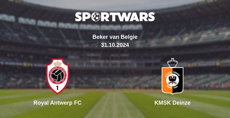 Result of the Royal Antwerp FC — KMSK Deinze match, 31.10.2024