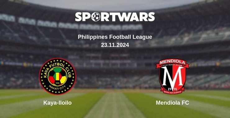 Result of the Kaya-Iloilo — Mendiola FC match, 23.11.2024