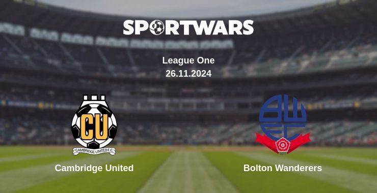 Cambridge United — Bolton Wanderers watch online for free 26.11.2024