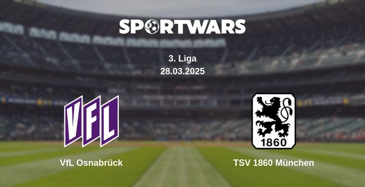 VfL Osnabrück — TSV 1860 München watch online broadcast, 28.03.2025