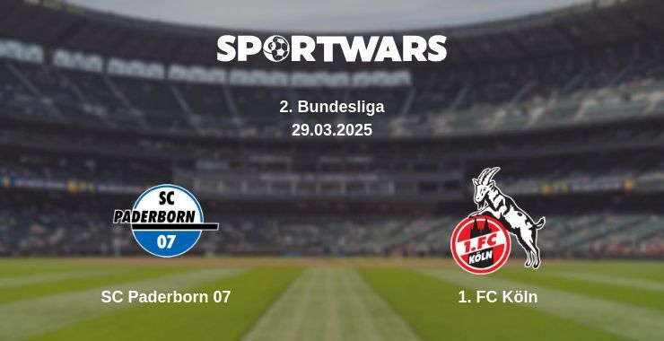 SC Paderborn 07 — 1. FC Köln watch online broadcast, 29.03.2025