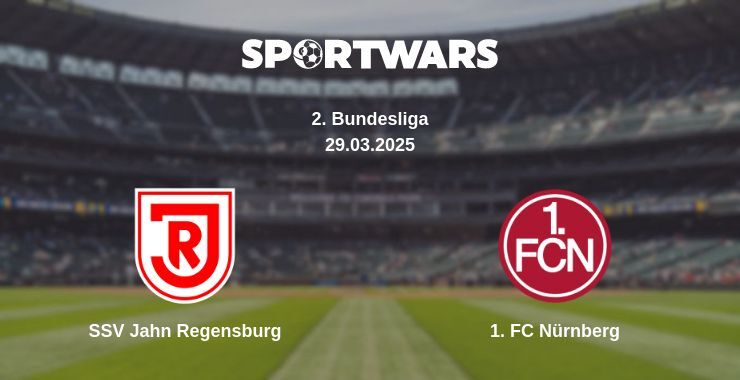 SSV Jahn Regensburg — 1. FC Nürnberg watch online broadcast, 29.03.2025