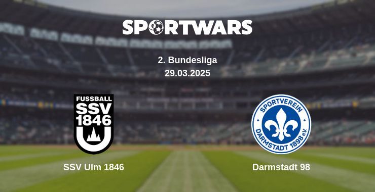 SSV Ulm 1846 — Darmstadt 98 watch online broadcast, 29.03.2025