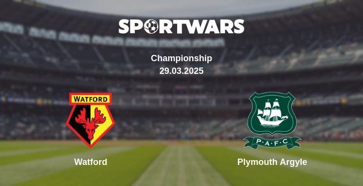 Watford — Plymouth Argyle watch online broadcast, 29.03.2025