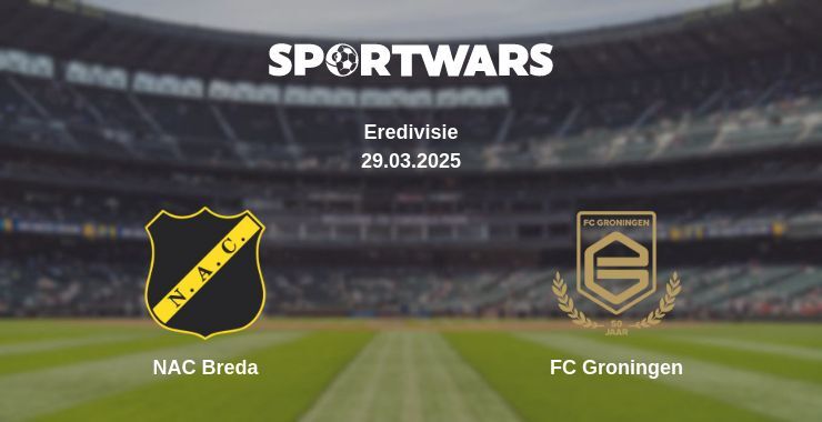 NAC Breda — FC Groningen watch online broadcast, 29.03.2025