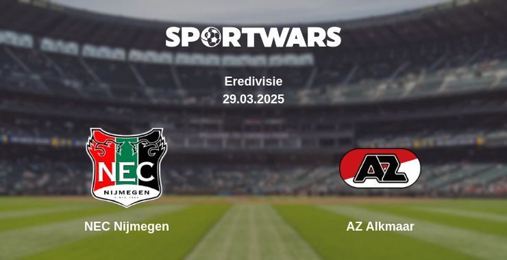 NEC Nijmegen — AZ Alkmaar watch online broadcast, 29.03.2025