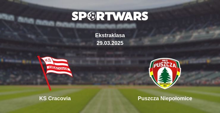 KS Cracovia — Puszcza Niepołomice watch online broadcast, 29.03.2025