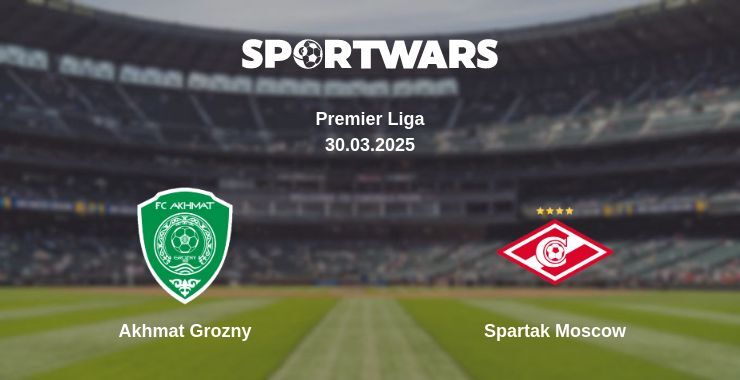 Akhmat Grozny — Spartak Moscow watch online for free 30.03.2025