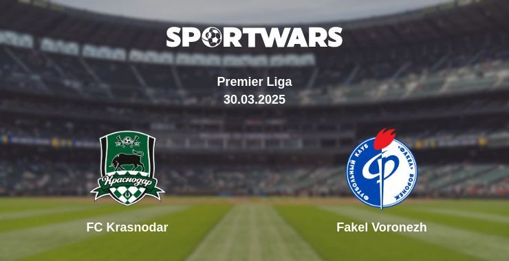 FC Krasnodar — Fakel Voronezh watch online broadcast, 30.03.2025