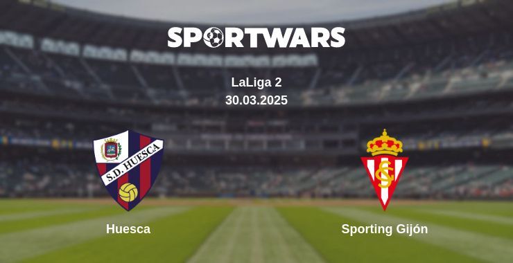 Huesca — Sporting Gijón watch online broadcast, 30.03.2025