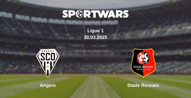 Angers — Stade Rennais watch online broadcast, 30.03.2025