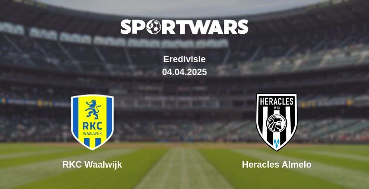 RKC Waalwijk — Heracles Almelo watch online broadcast, 04.04.2025