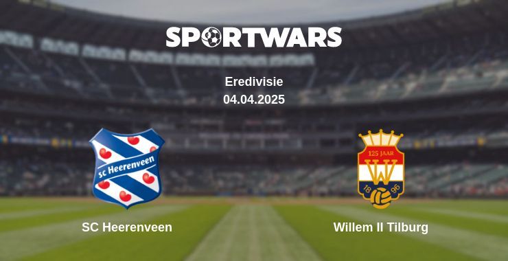 SC Heerenveen — Willem II Tilburg watch online broadcast, 04.04.2025