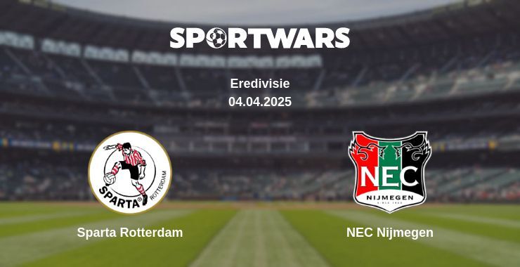 Sparta Rotterdam — NEC Nijmegen watch online broadcast, 04.04.2025