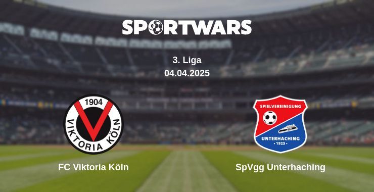 FC Viktoria Köln — SpVgg Unterhaching watch online broadcast, 04.04.2025