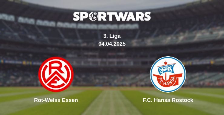 Rot-Weiss Essen — F.C. Hansa Rostock watch online broadcast, 04.04.2025