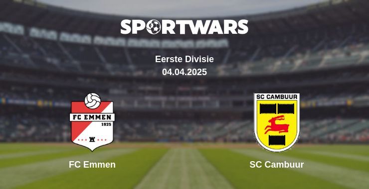 FC Emmen — SC Cambuur watch online broadcast, 04.04.2025