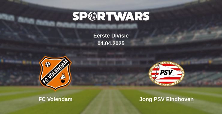 FC Volendam — Jong PSV Eindhoven watch online broadcast, 04.04.2025