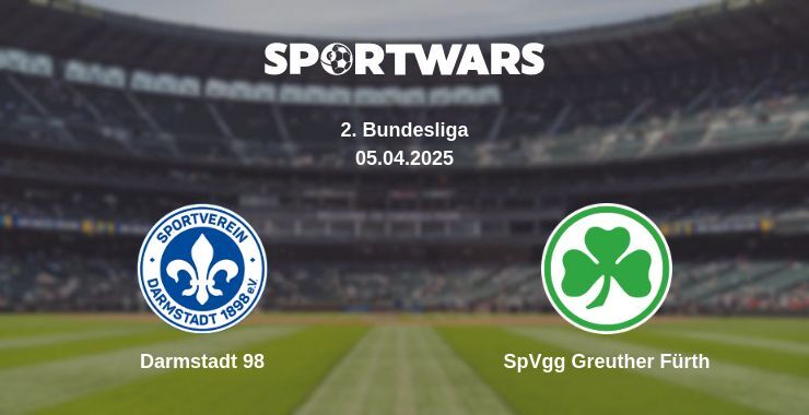 Darmstadt 98 — SpVgg Greuther Fürth watch online broadcast, 05.04.2025