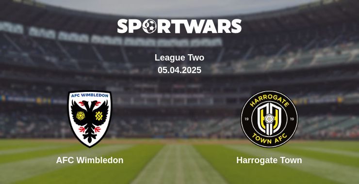 AFC Wimbledon — Harrogate Town watch online broadcast, 05.04.2025