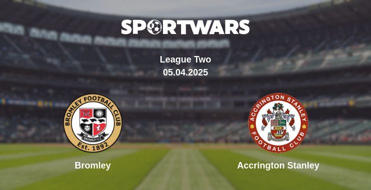 Bromley — Accrington Stanley watch online broadcast, 05.04.2025