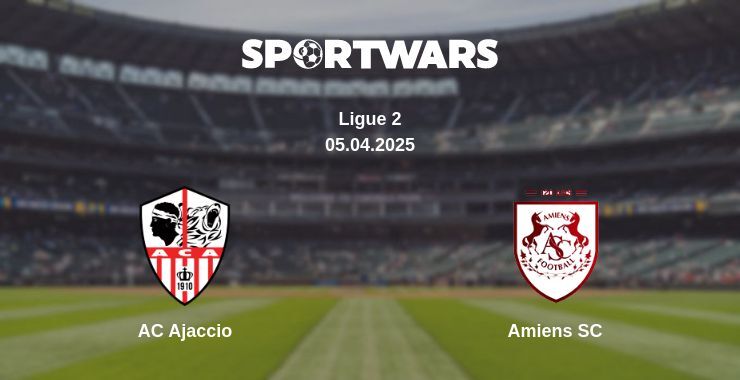 AC Ajaccio — Amiens SC watch online broadcast, 05.04.2025