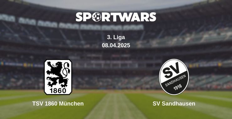 TSV 1860 München — SV Sandhausen watch online broadcast, 08.04.2025