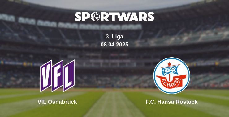 VfL Osnabrück — F.C. Hansa Rostock watch online broadcast, 08.04.2025