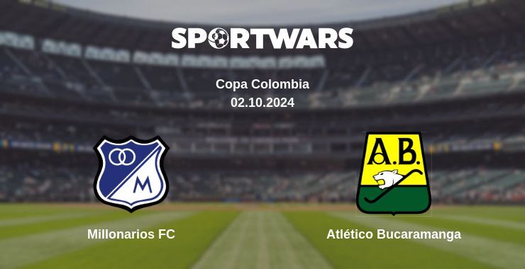 Result of the Millonarios FC — Atlético Bucaramanga match, 02.10.2024