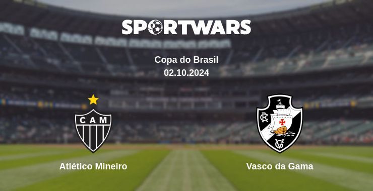 Result of the Atlético Mineiro — Vasco da Gama match, 02.10.2024