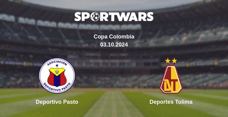 Result of the Deportivo Pasto — Deportes Tolima match, 03.10.2024